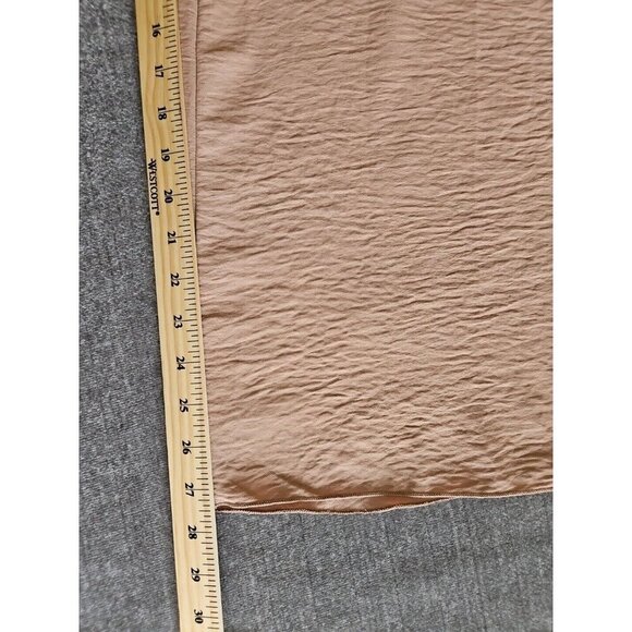 Gomorn Pants Womens L US 8/10 Beige Neutral Zip Pockets Wide Leg Dress Stretch - Picture 5 of 14